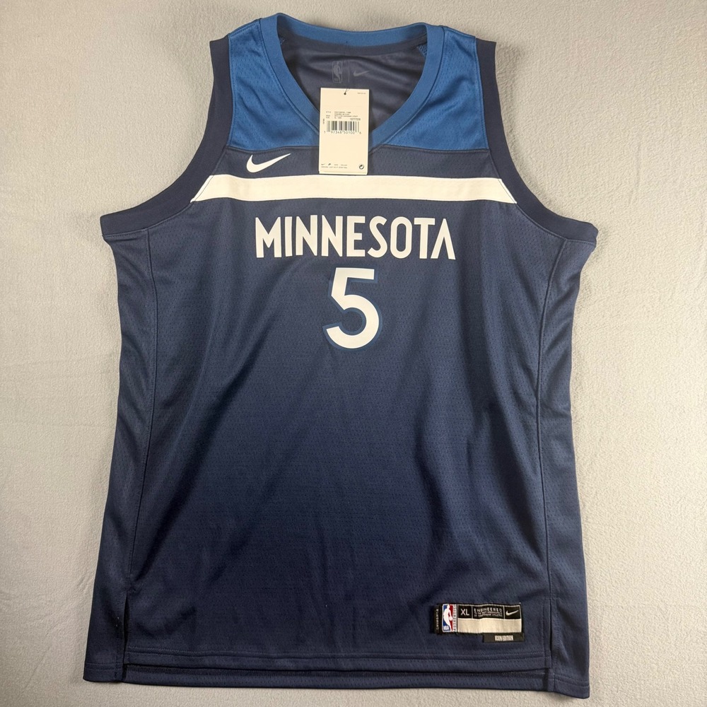 NEW Nike Minnesota Timberwolves Anthony Edwards Jersey Boys XL Icon Edition